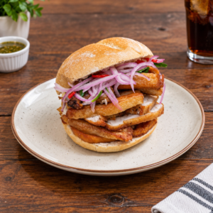 Pan con Chicharrón
