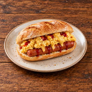 Pan Huevo con Hot dog