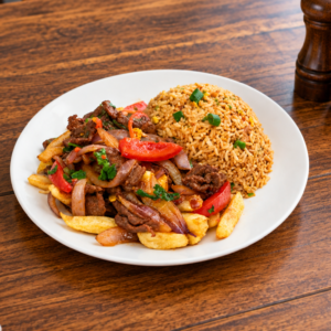 Lomo con Chaufa/Beef with Fried Rice