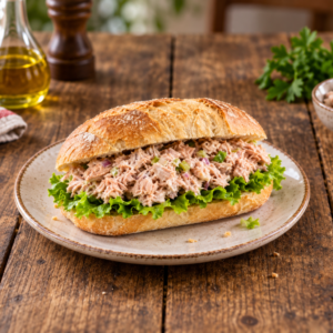 Pan con atún